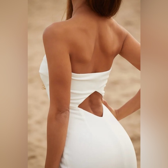 Lulus Mermaid Strapless Maxi Dress || Small || NWT - Picture 3 of 3